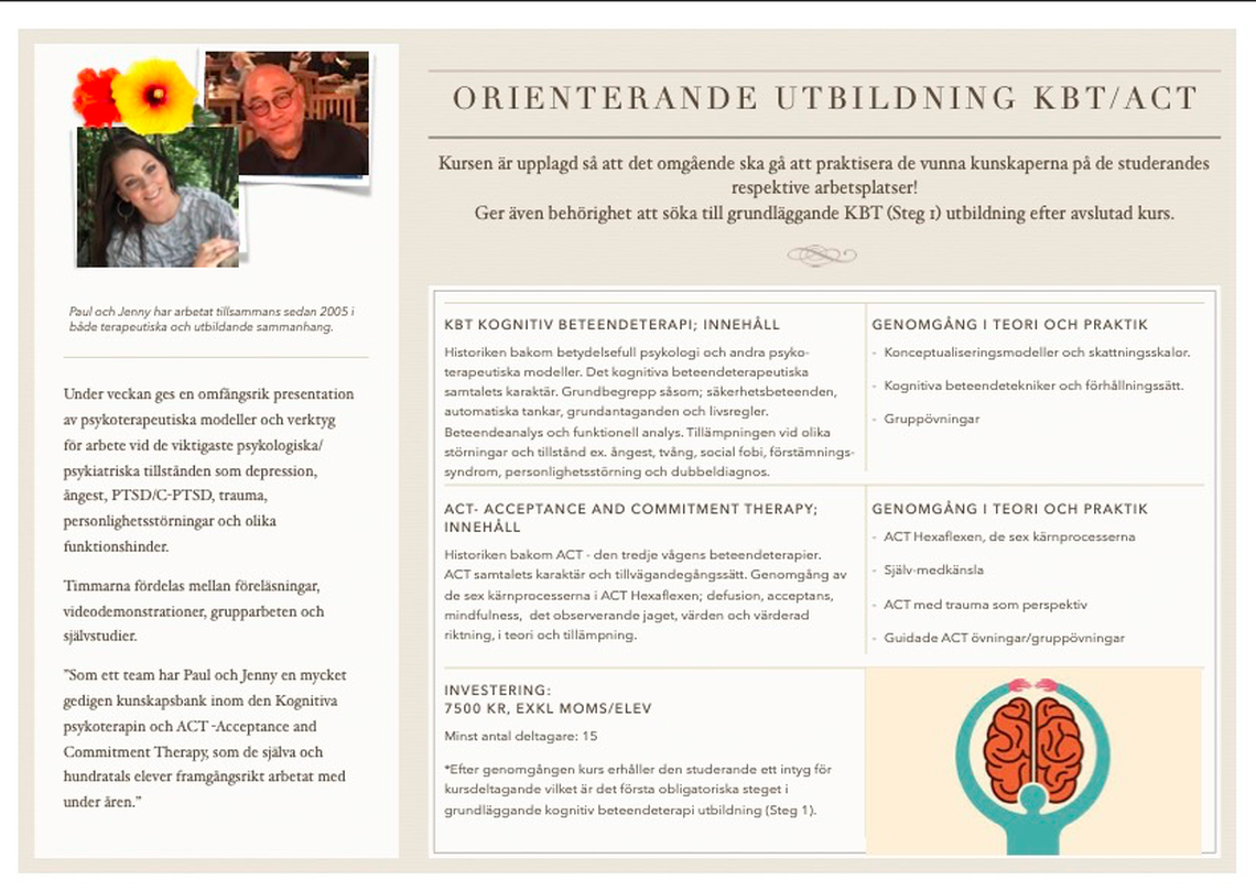 KBT/ACT Orientering folder